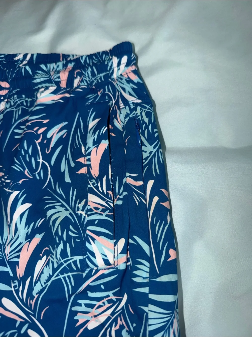 Birddogs Men’s Aegean Ease Swim Shorts Blue Floral Print